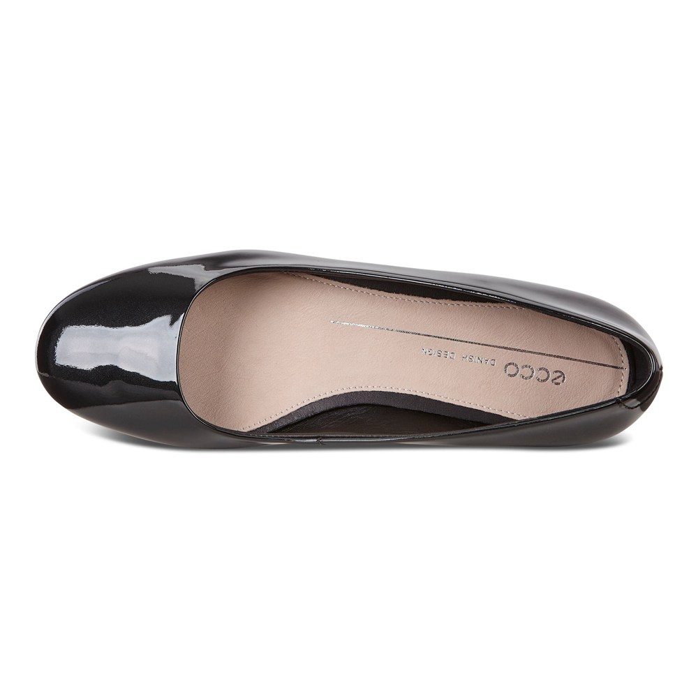 ECCO Womens Ballerinas Black - Anal - AOV-753180